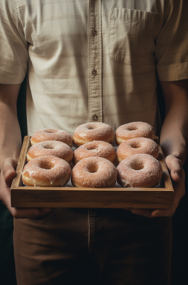 Casual Comfort Sugar-Dusted Doughnuts