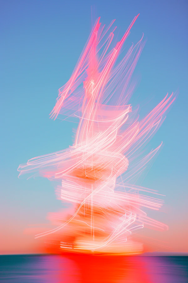 Vibrant Light Streaks