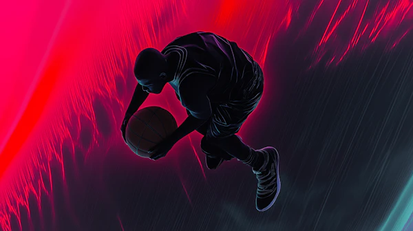Basketball Player Silhouette
