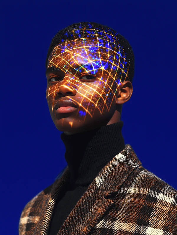 Grid Projection Portrait