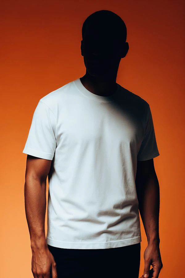 Silhouette in Orange