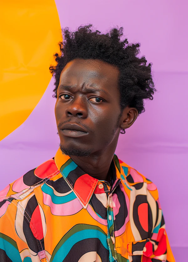 Modern, Graphic-Style Portrait