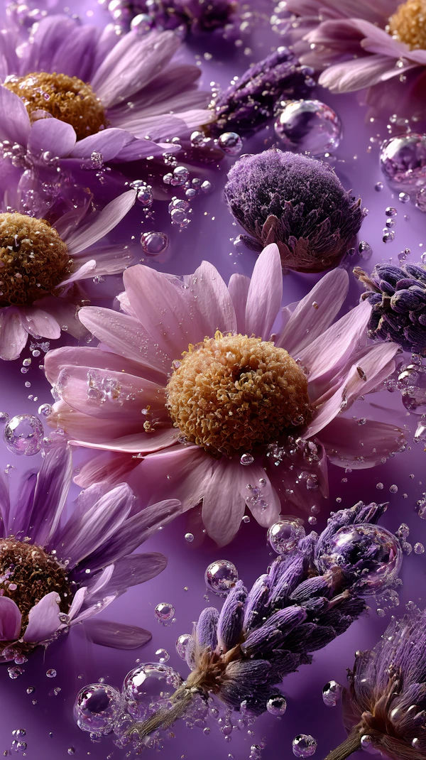 Submerged Floral Beauty