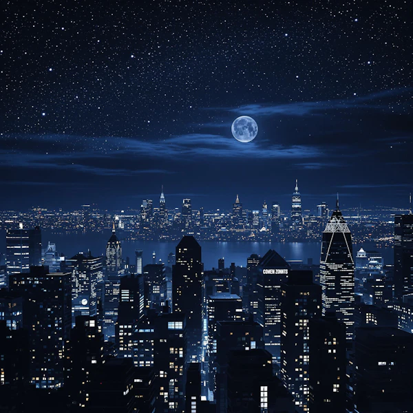 Nighttime Cityscape