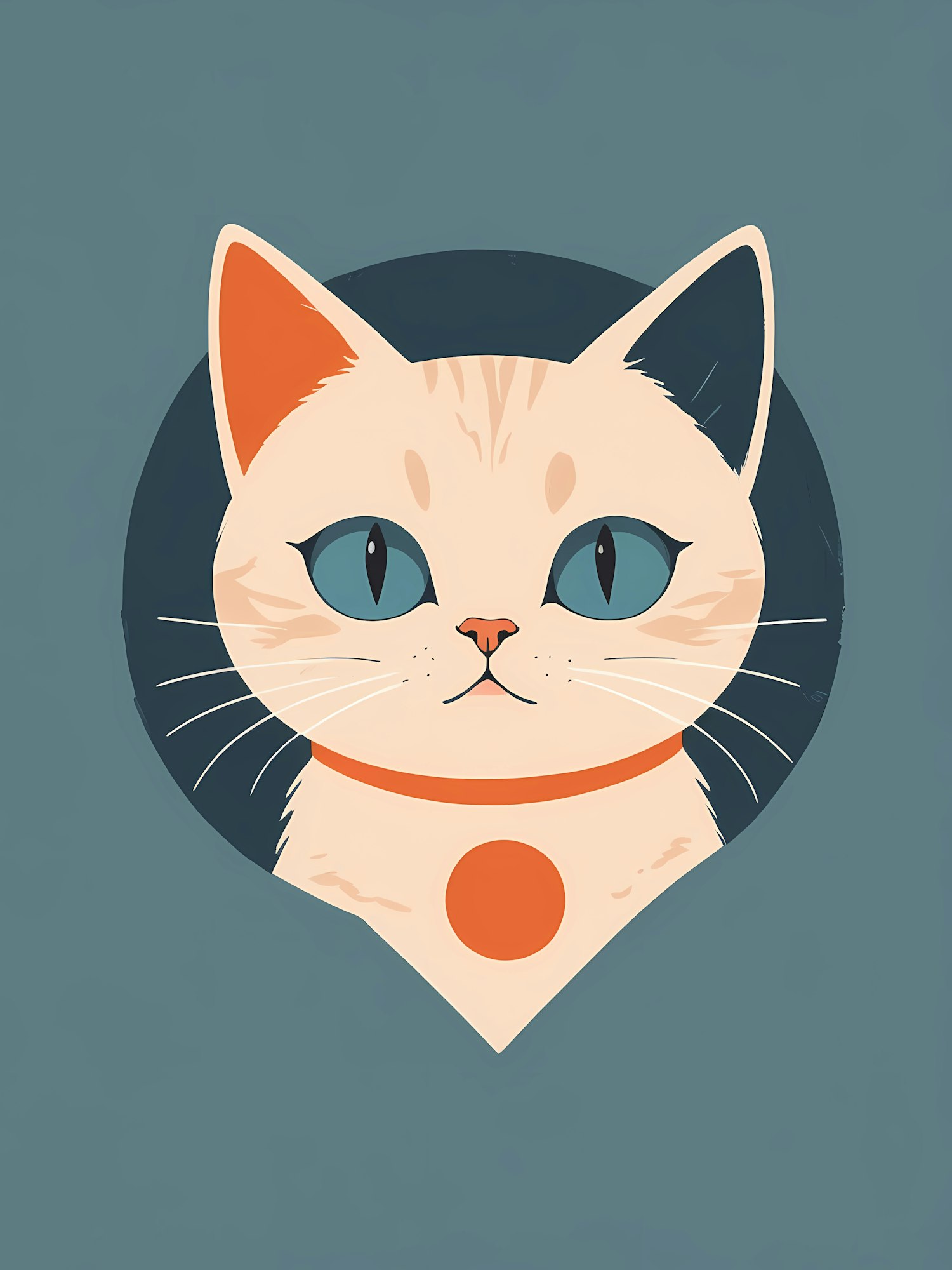 Stylized Cat Illustration