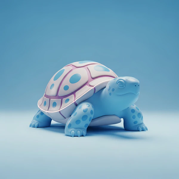 Pastel Turtle Art