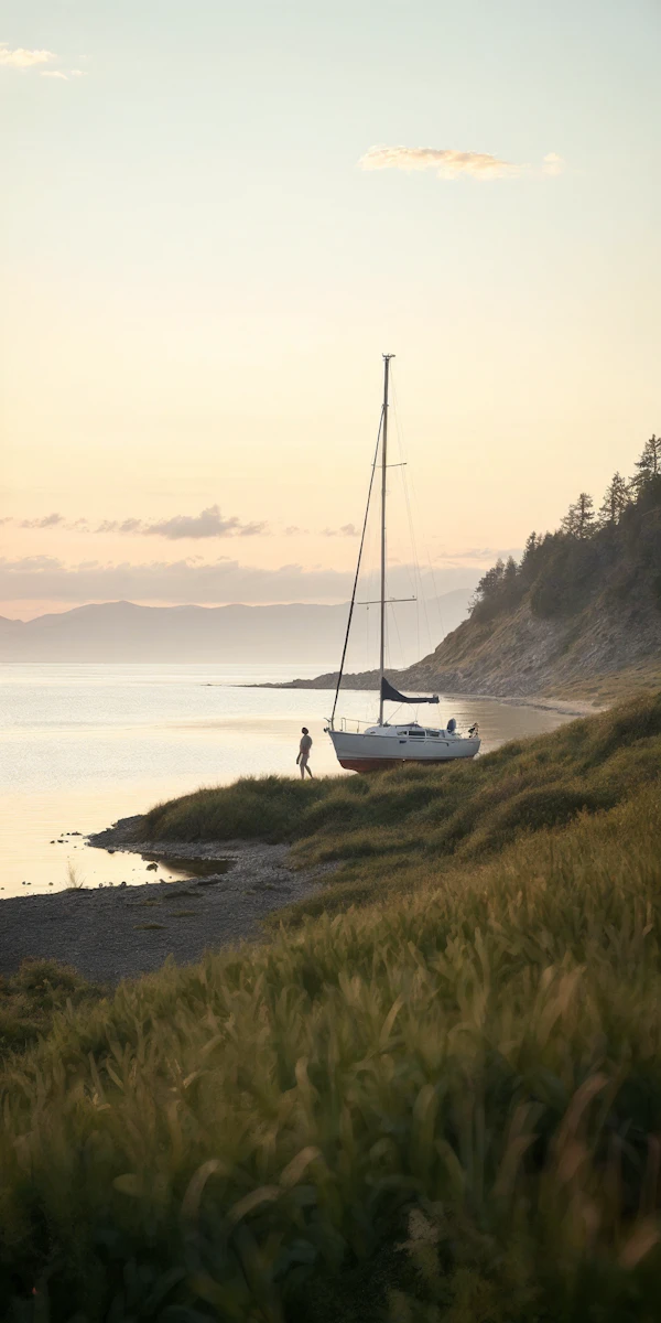Sunset Coastal Serenity