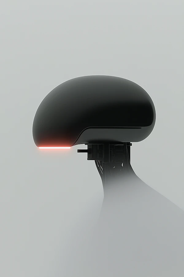 Futuristic Robotic Head