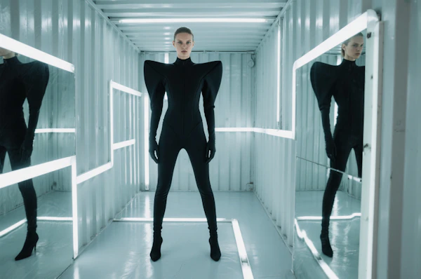 Futuristic Fashion Scene