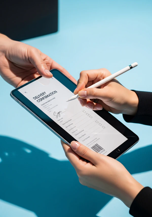 Tablet Interaction Scene