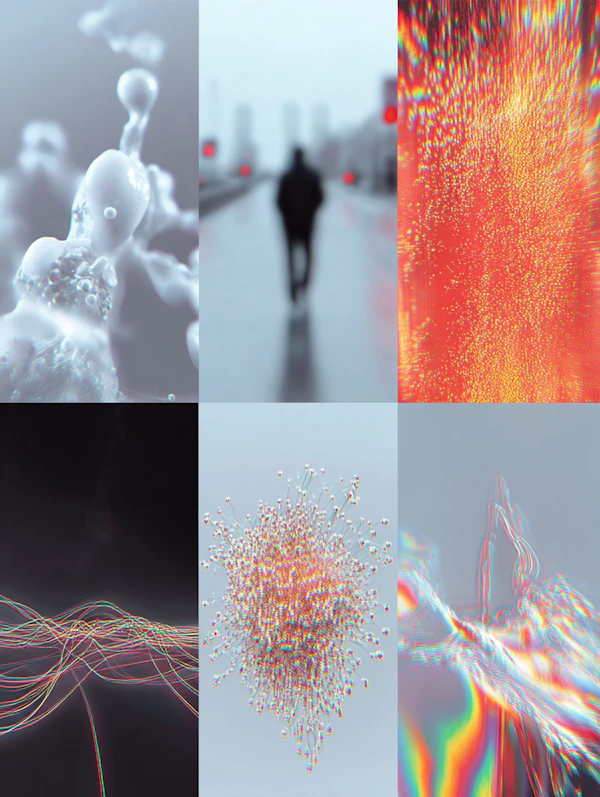Abstract Visual Collage