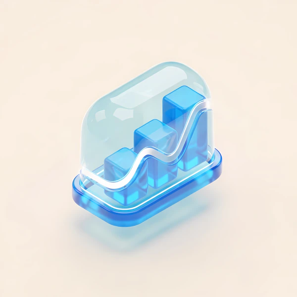 3D Capsule Bar Chart