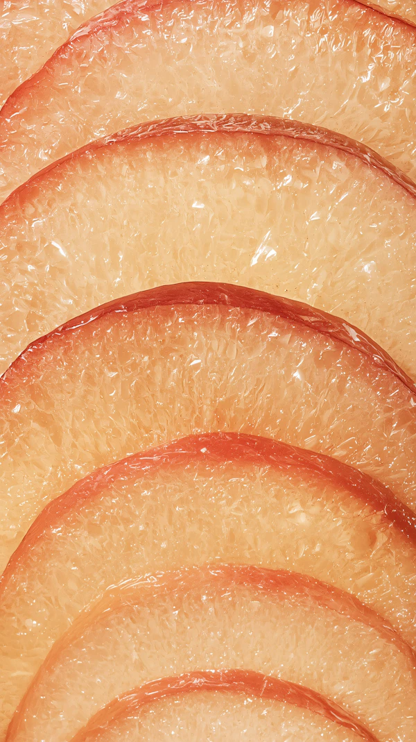 Grapefruit Slices Close-Up