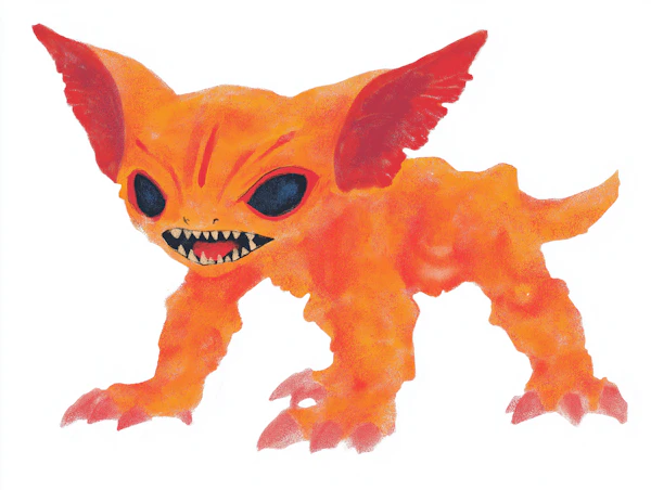 Fantasy Fiery Creature