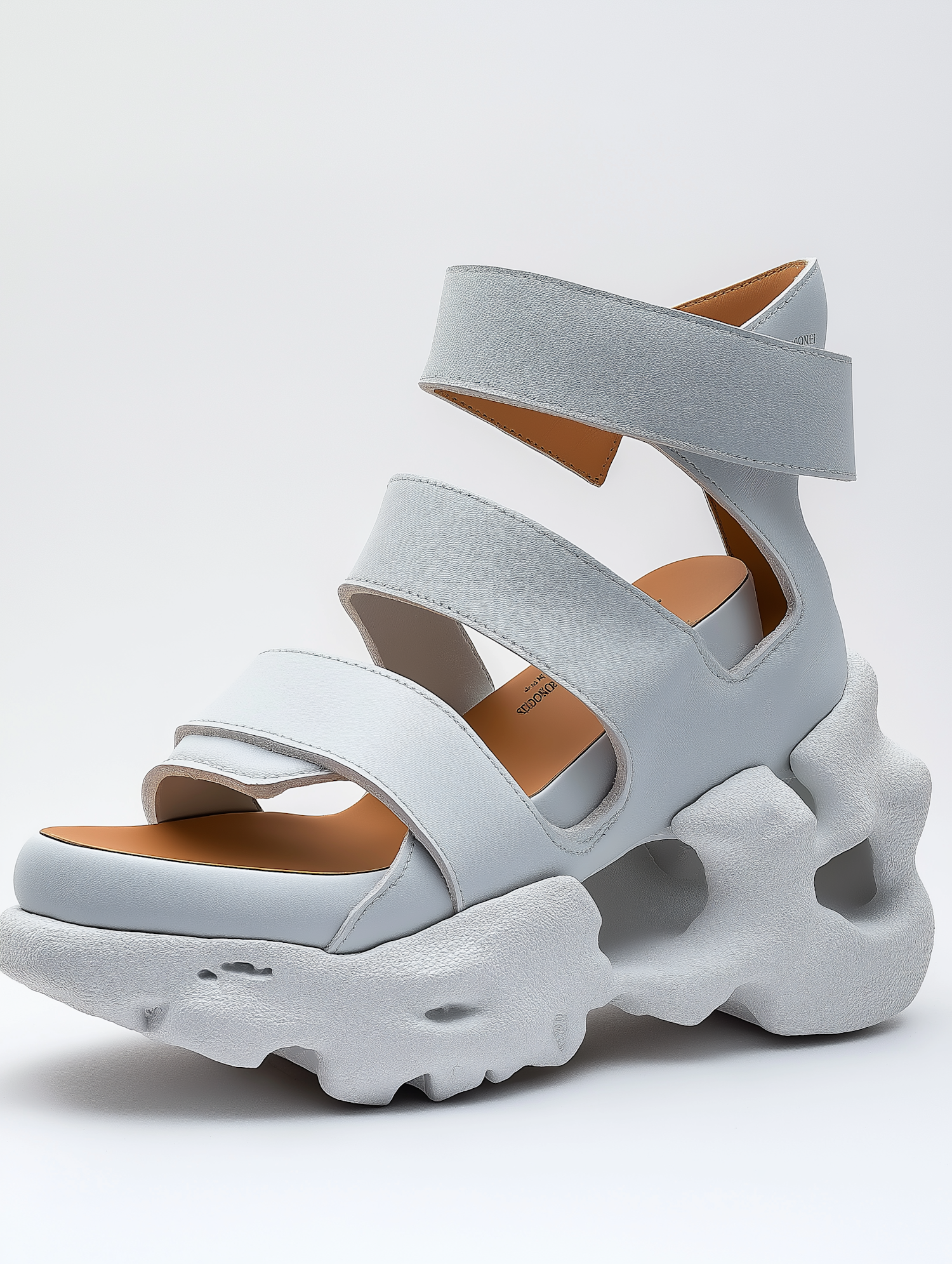 Modern Sandal with Abstract Sole