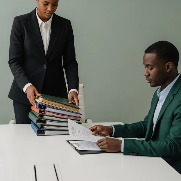 Office Collaboration Scene