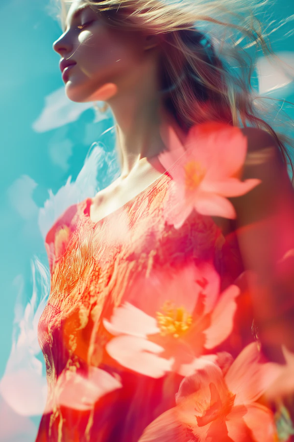 Ethereal Floral Portrait