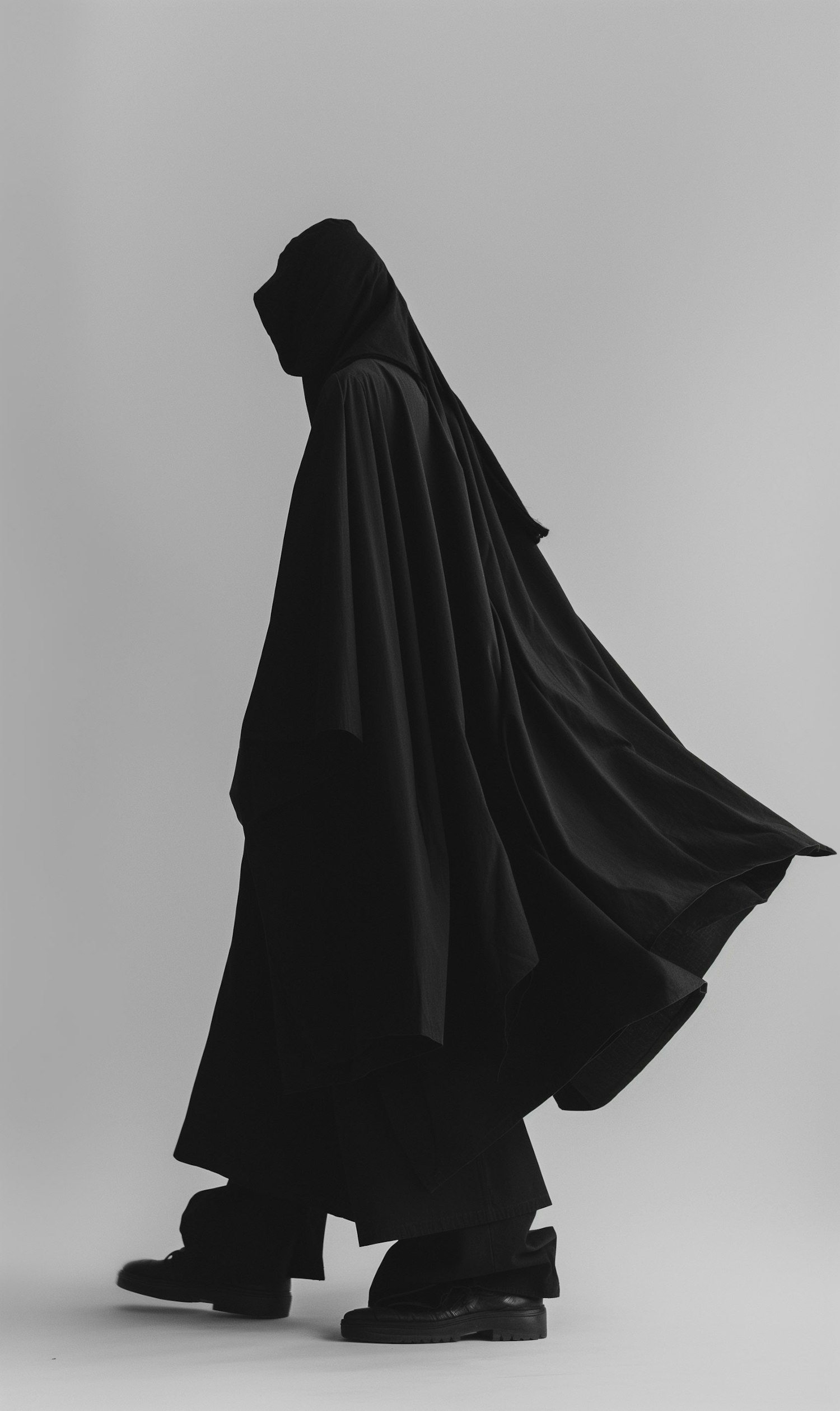 Mysterious Cloaked Figure