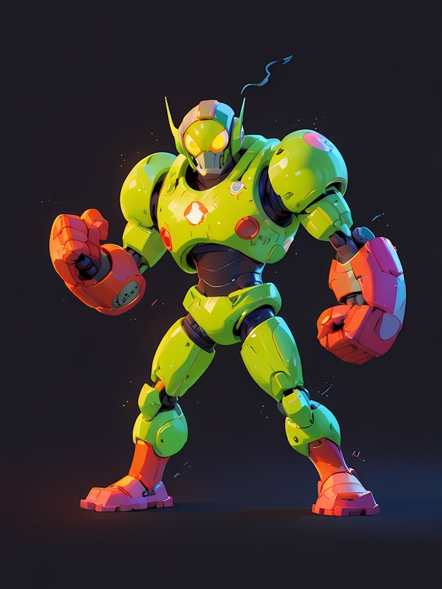 Futuristic Battle Robot