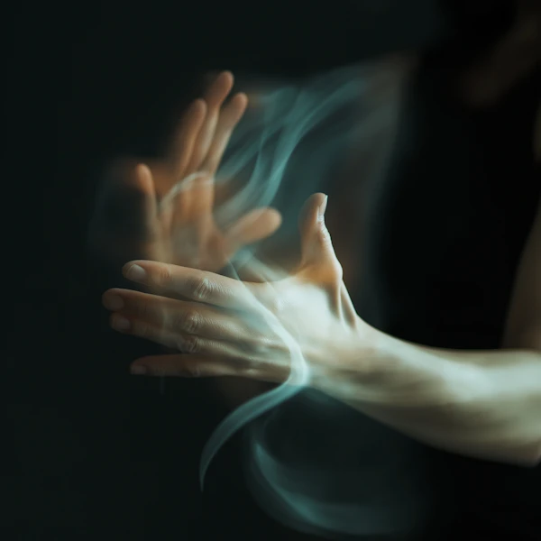 Ethereal Hands in Motion