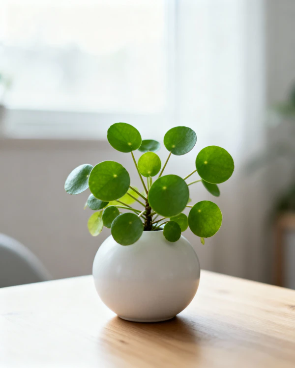 Pilea in Ceramic Pot