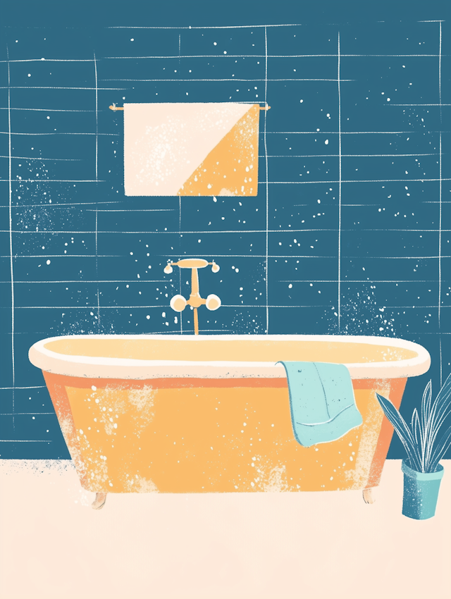 Stylized Bathroom Scene