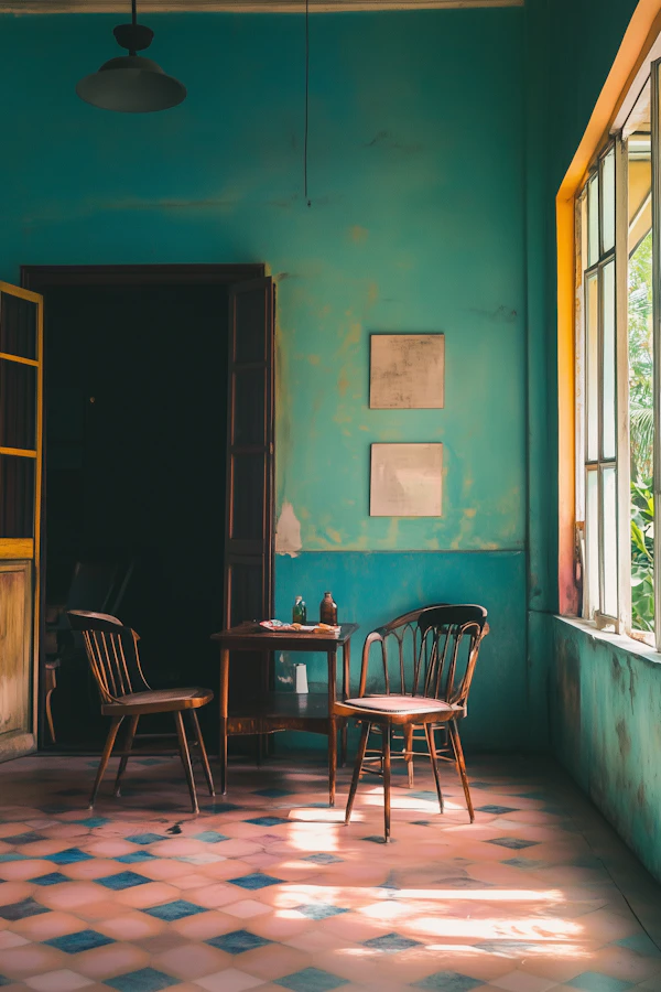 Sunlit Vintage Room