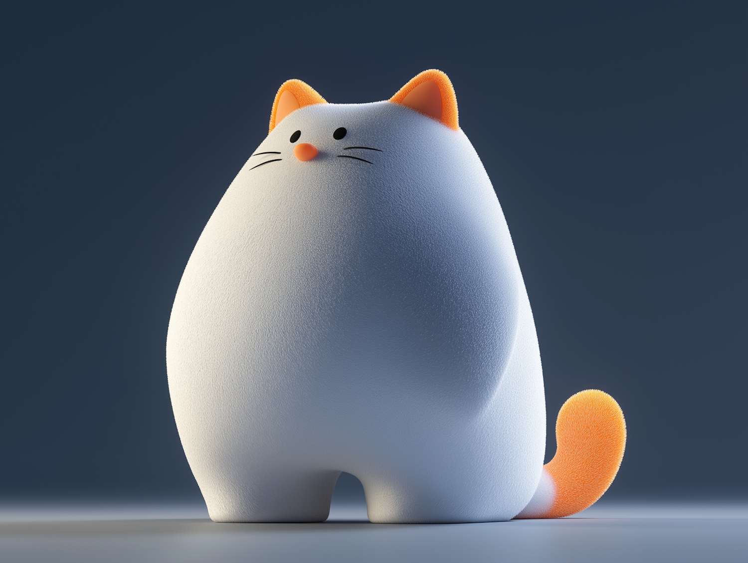 Stylized Cartoon Cat