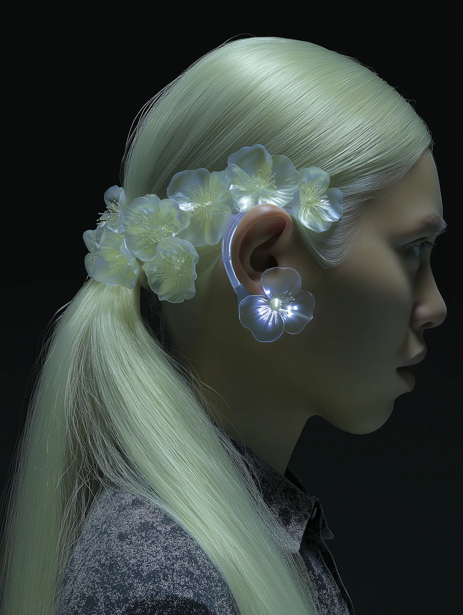 A woman sitting alone in a quiet cafe, phone face-down on the table