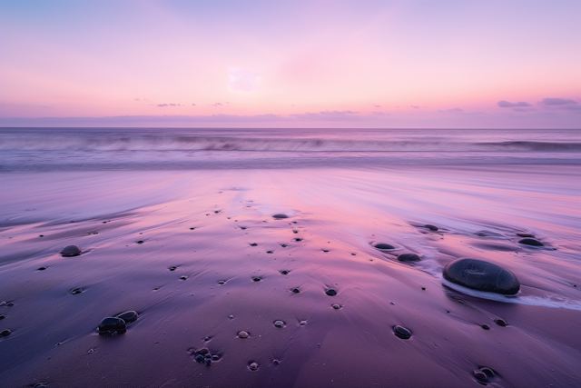 Tranquil Beach Twilight