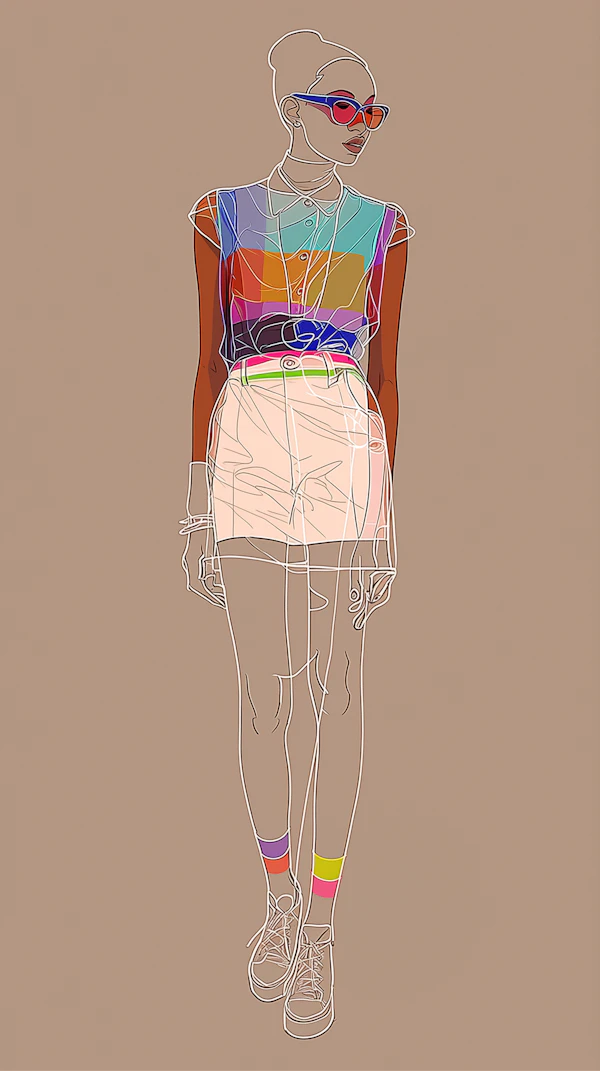 Stylized Person Art