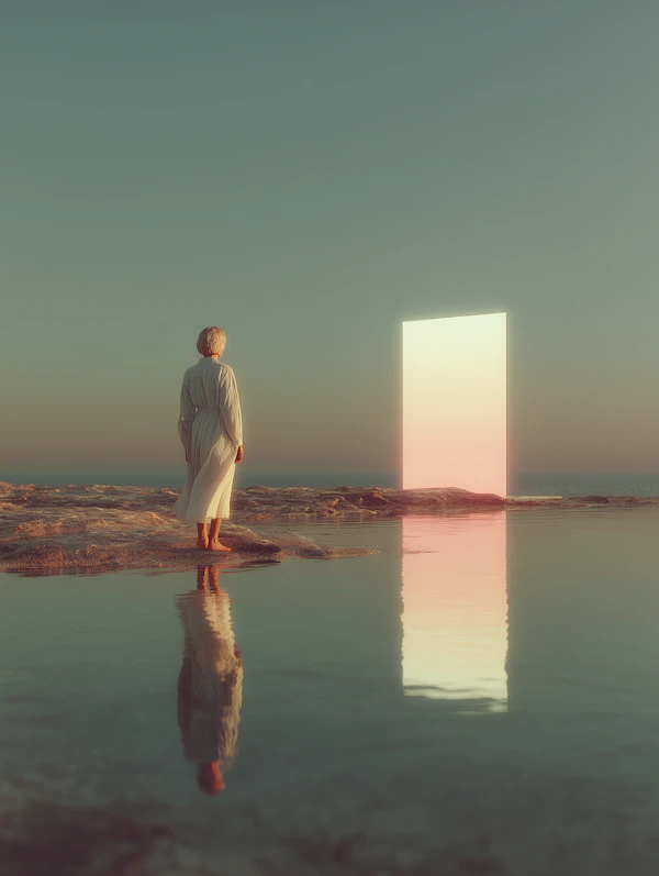 Portal on Rocky Shore