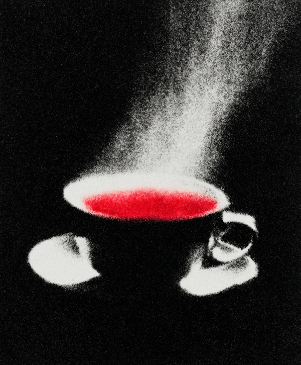 Steaming Cup Art