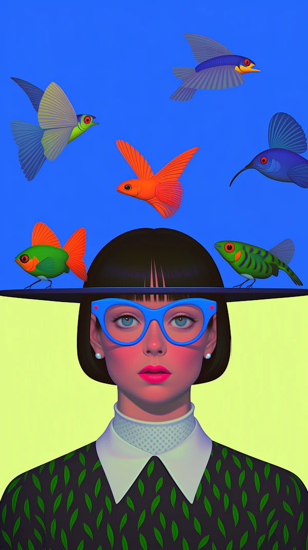 Surreal Woman Portrait