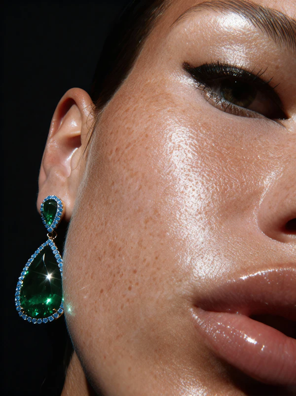 Radiant Portrait Close-Up