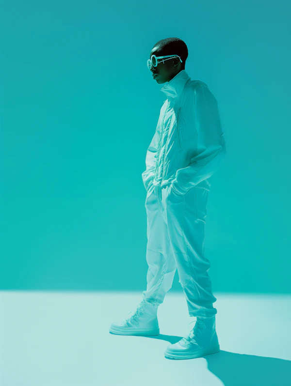 Monochromatic Fashion Portrait