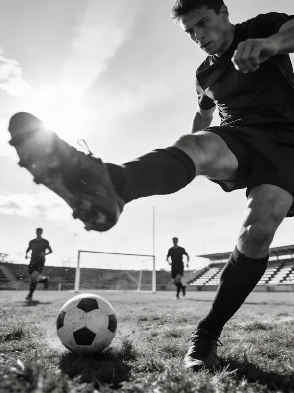 Soccer Action Shot