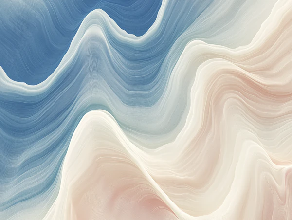 Abstract Pastel Waves