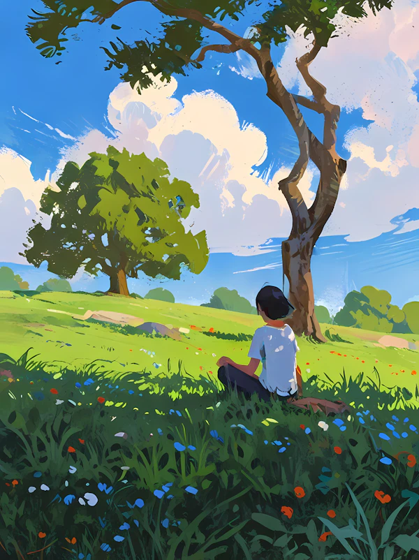 Tranquil Field Scene