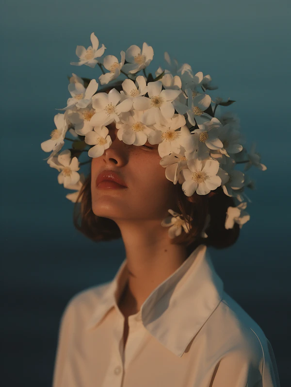 Ethereal Flower Portrait