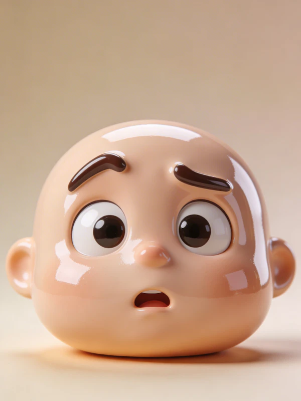 Surprised Baby Head