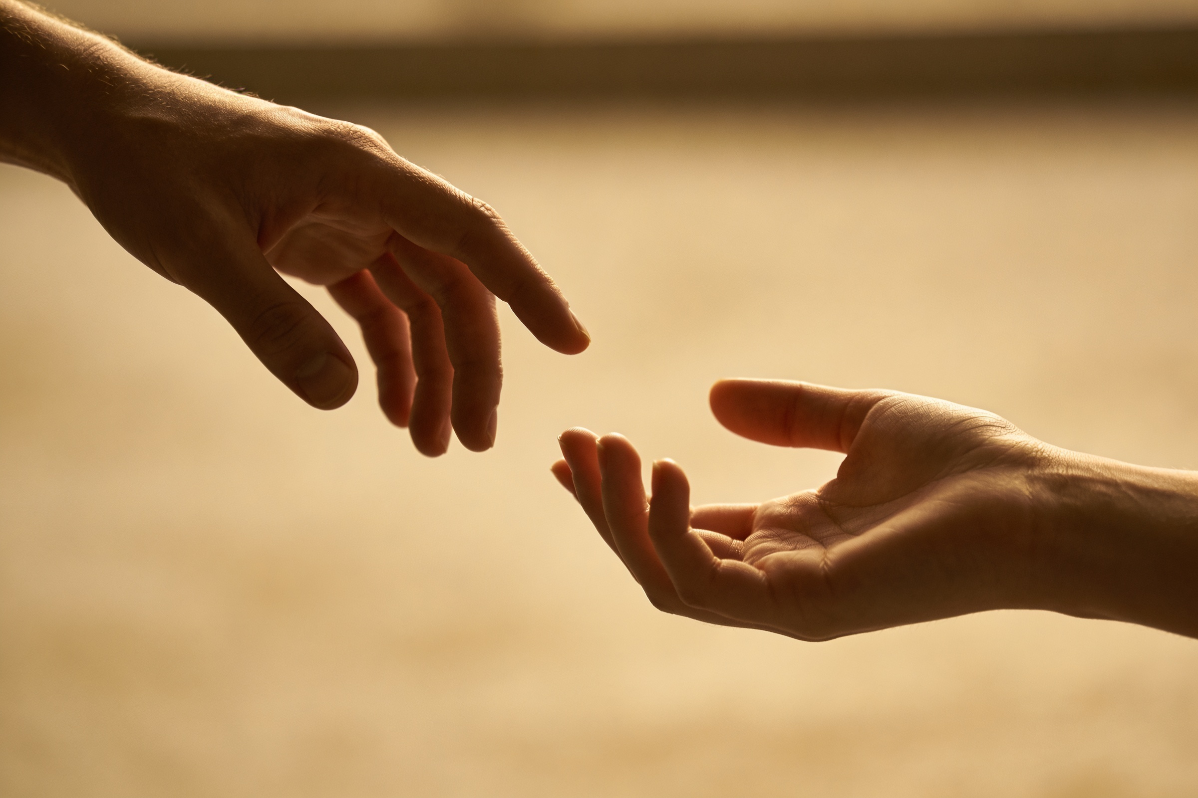 Reaching Hands Gesture Photo on Lummi