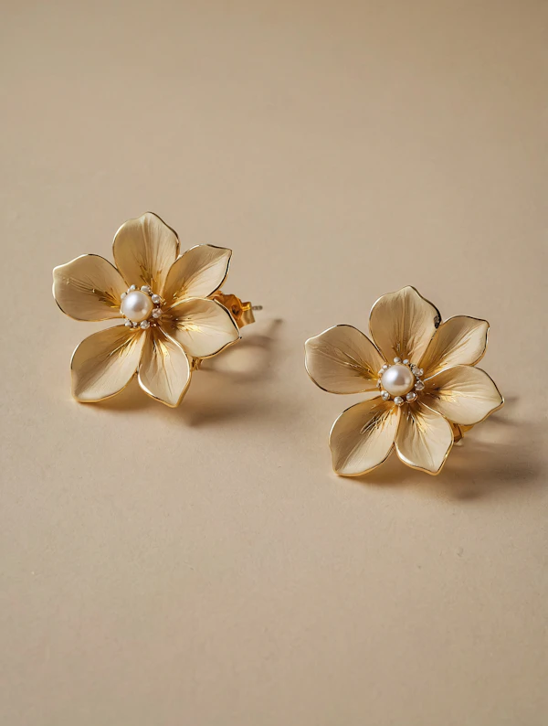 Elegant Floral Earrings