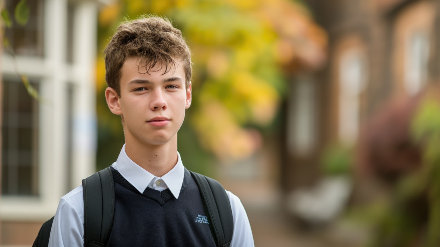 Portrait of a Young Person in Autumn