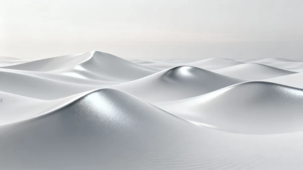 Metallic Dunes Landscape