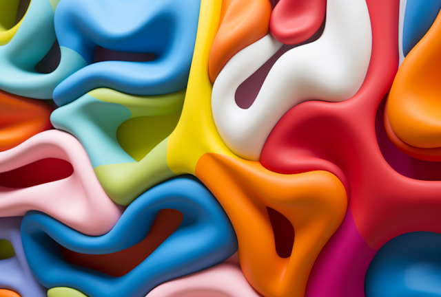 Colorful Abstraction of Glossy Terrain