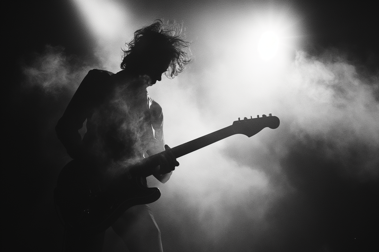 Silhouette of a Guitarist