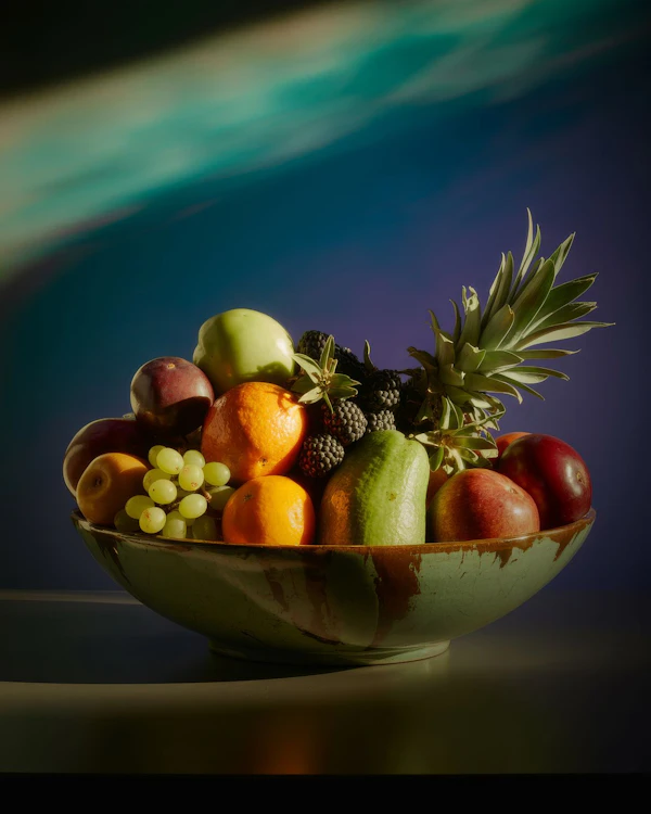 Vibrant Fruit Still Life