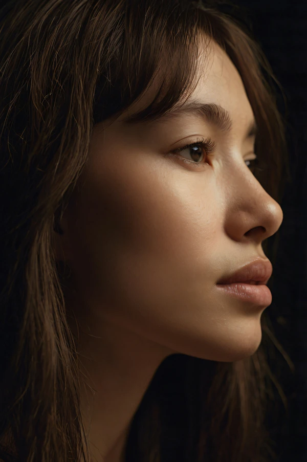 Serene Profile Portrait
