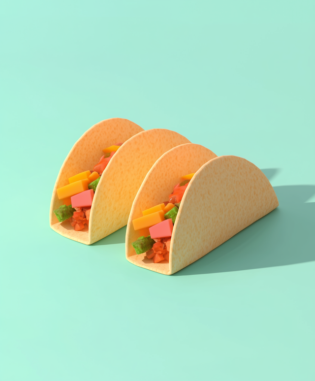 Symmetrical Taco Trio